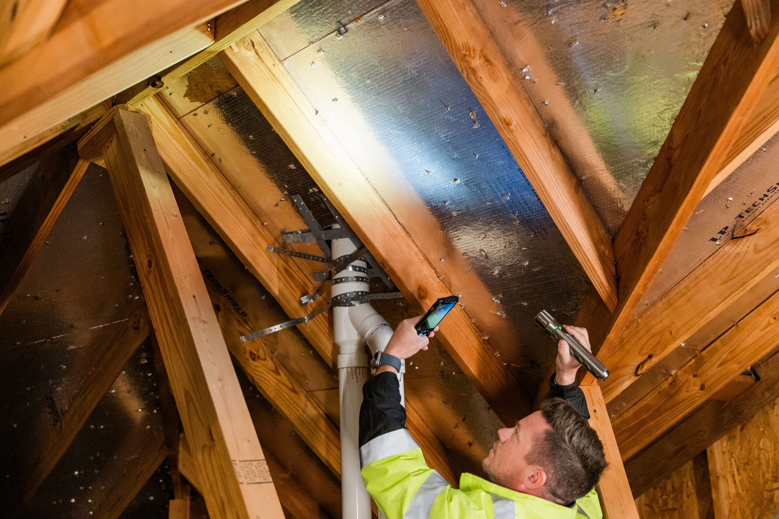 Complete attic inspection